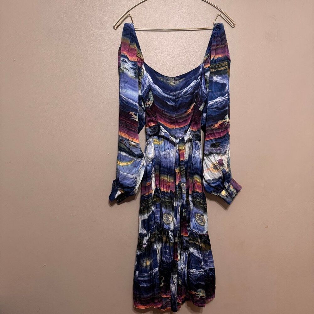 Samantha Pleet Legend silk dress in dragon print size 2 - Picture 3 of 10